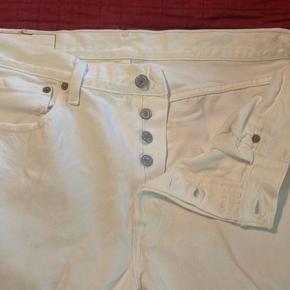 Levi Strauss White Denim - Picture 4 of 5